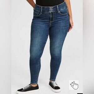 Torrid Jeans Womens 18S Jegging Medium Wash Blue Denim